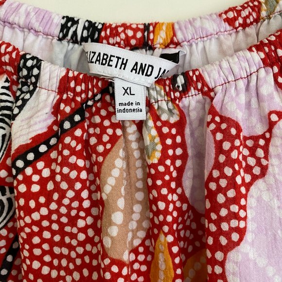 Elizabeth + James Spotted Garden Tie Waist Dress - Picture 4 of 10